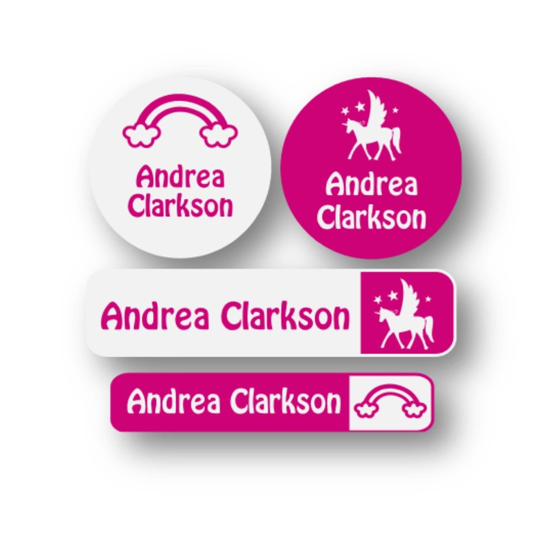 Explorer Labelpack Unicorns - Magenta
