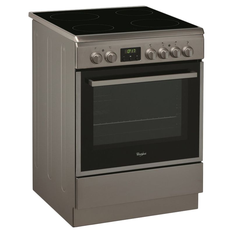 Whirlpool - 4 Radiant Cooking Zones Full Electric Cooker - 60x60 cm - Grey