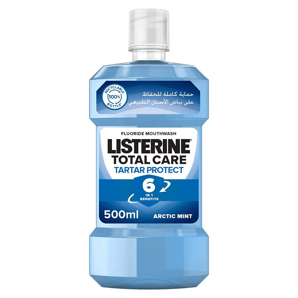 Listerine - Total Care Fluoride Mouthwash 500ml - Arctic Mint