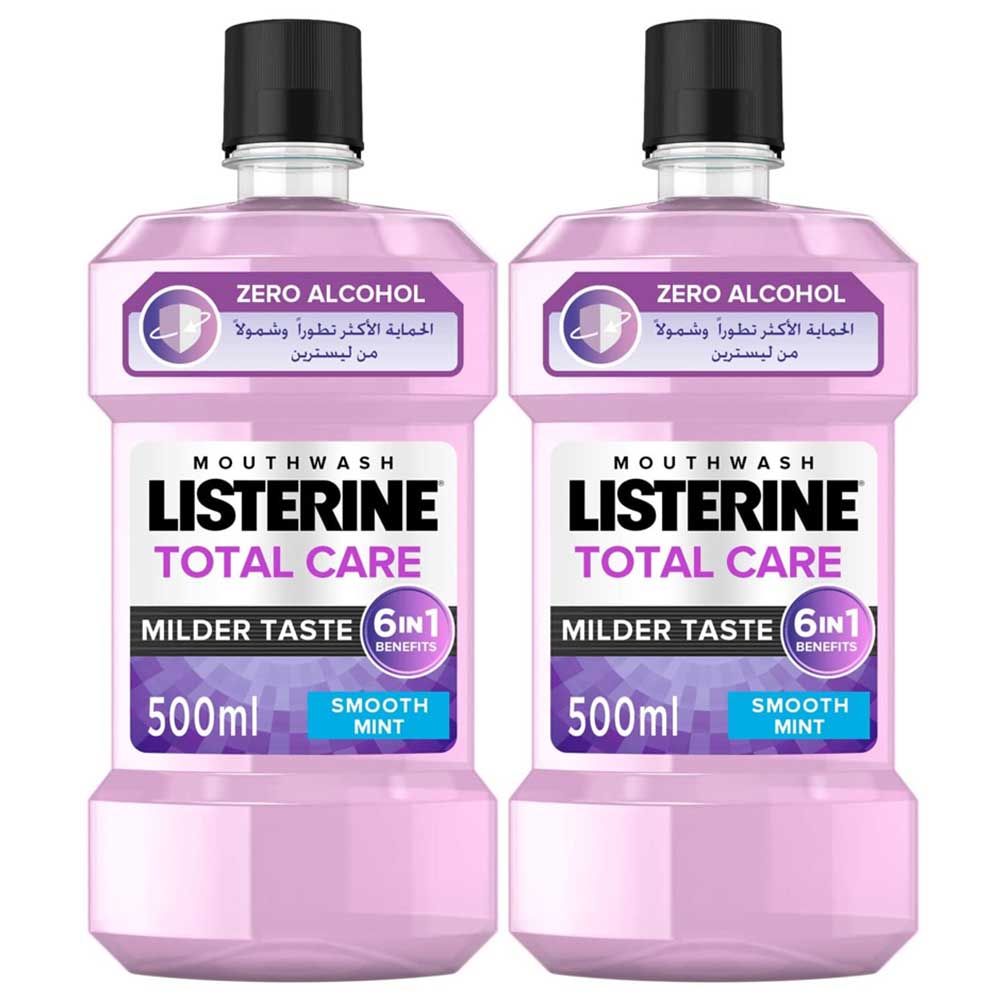 Listerine - Total Care Smooth Mint Mouthwash 2x500ml
