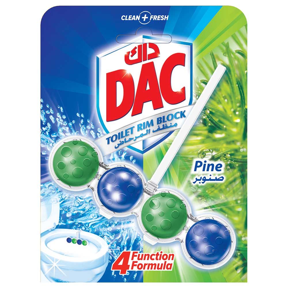 Dac - Power Active Toilet Rim Block Pine 51g