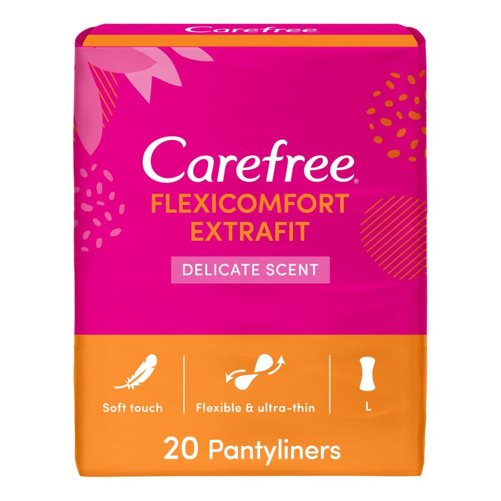 Carefree - Pack of 20 Flexi Comfort Extra Fit Panty Liners