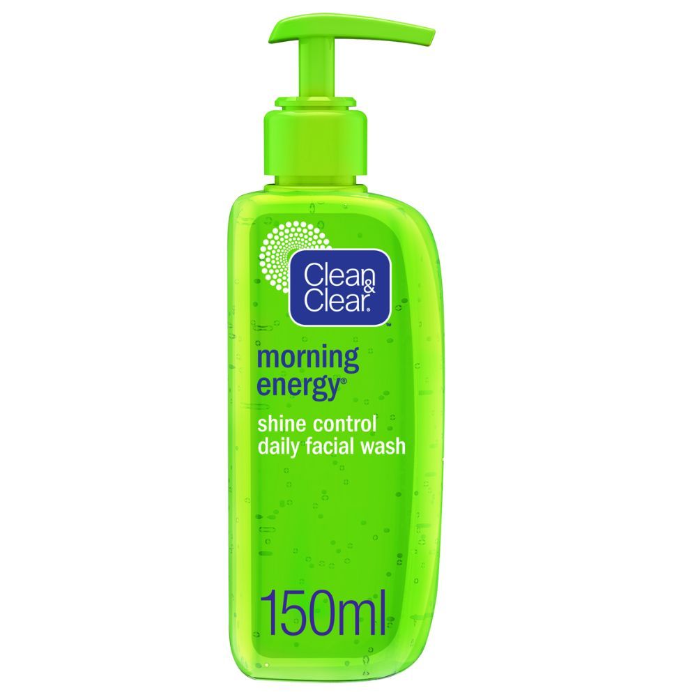 CLEAN & CLEAR - Daily Facial Wash, Morning Energy, Shine Control 150ml