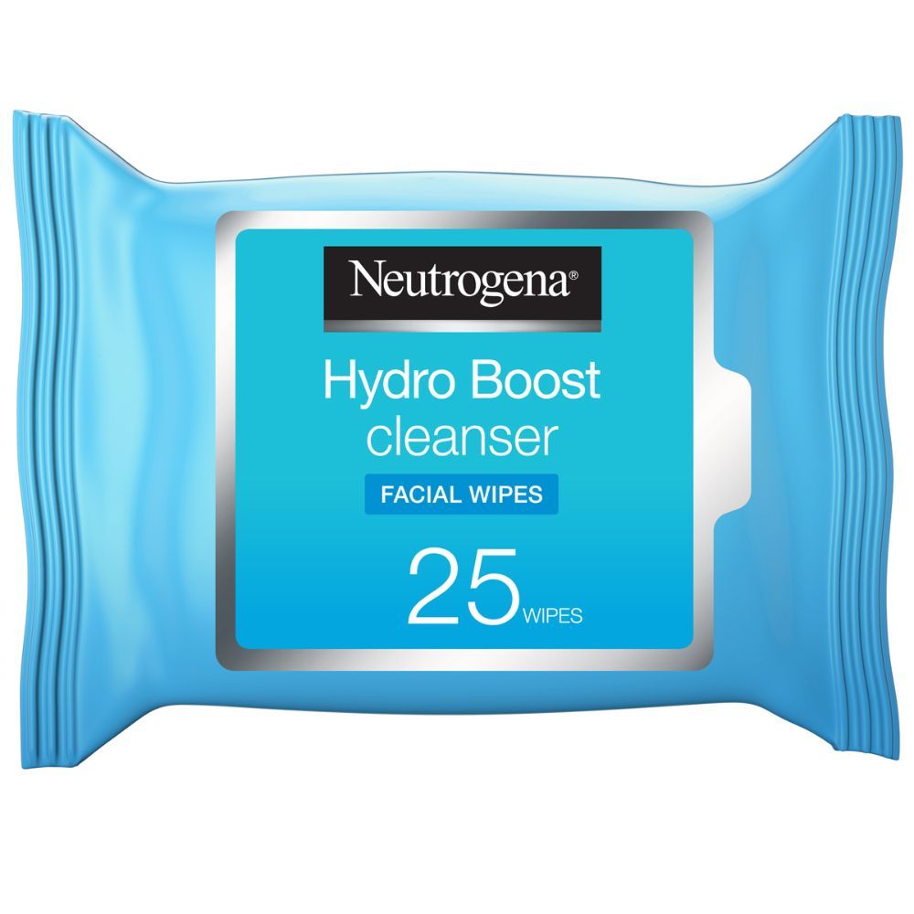 Neutrogena - Make-up Remover Wipes, Hydro Boost Cleansing, Face - Pack of 25 wipes