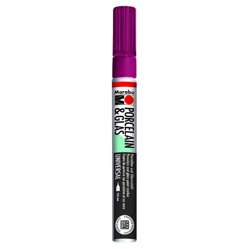مارابو أقلام تلوين البورسلان والزجاج 034 خمري 0 8 ملم