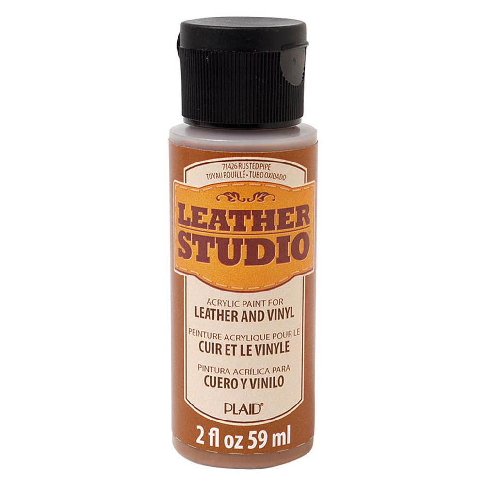 Plaid - Leather Studio Paint 2oz - Rusted Pipe