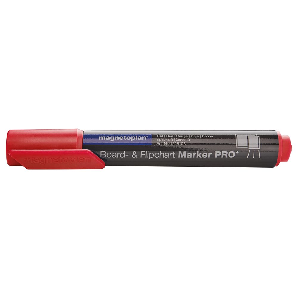 Magnetoplan - White Board Markers - Red