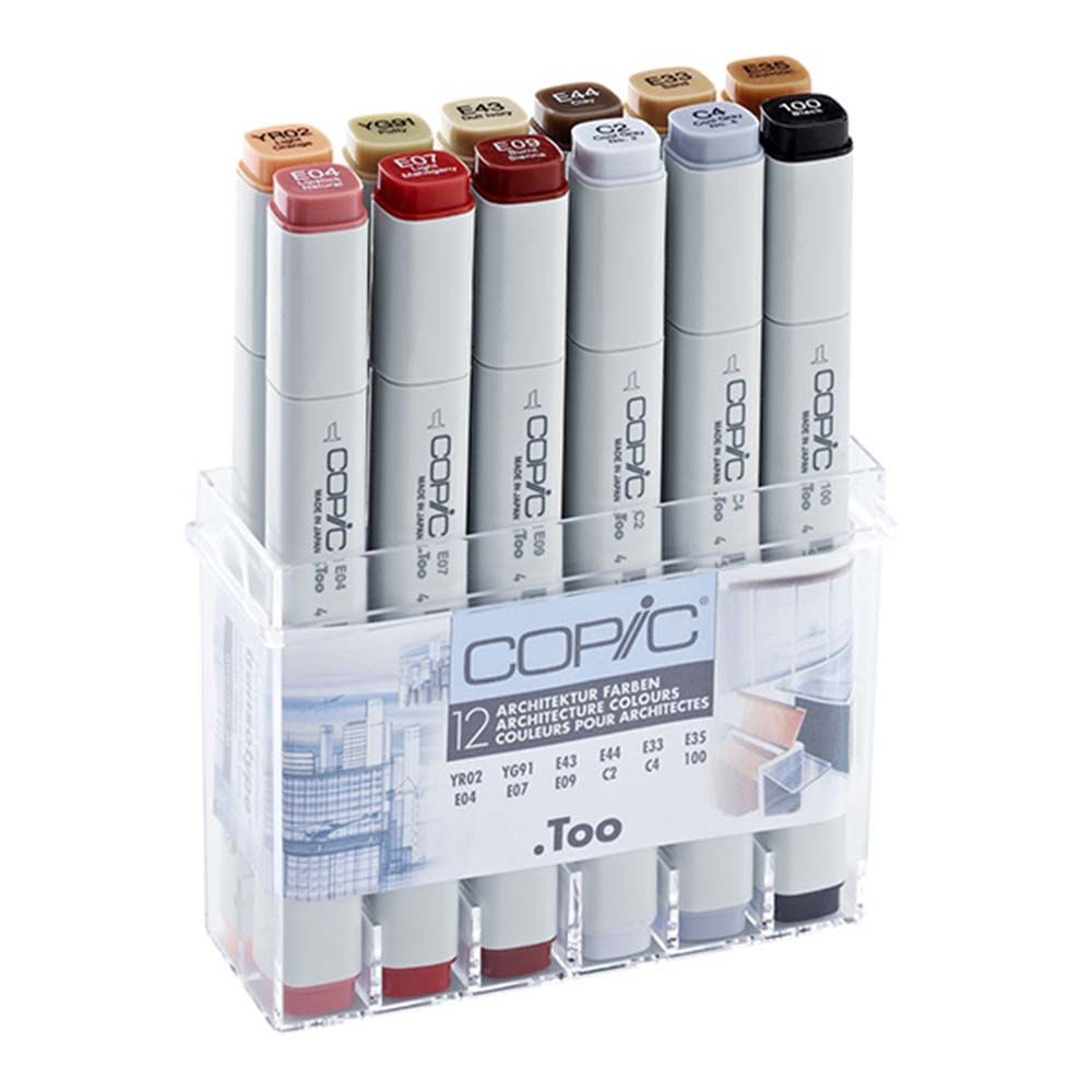 Copic - Classic Architecture Colours Set (12pcs)