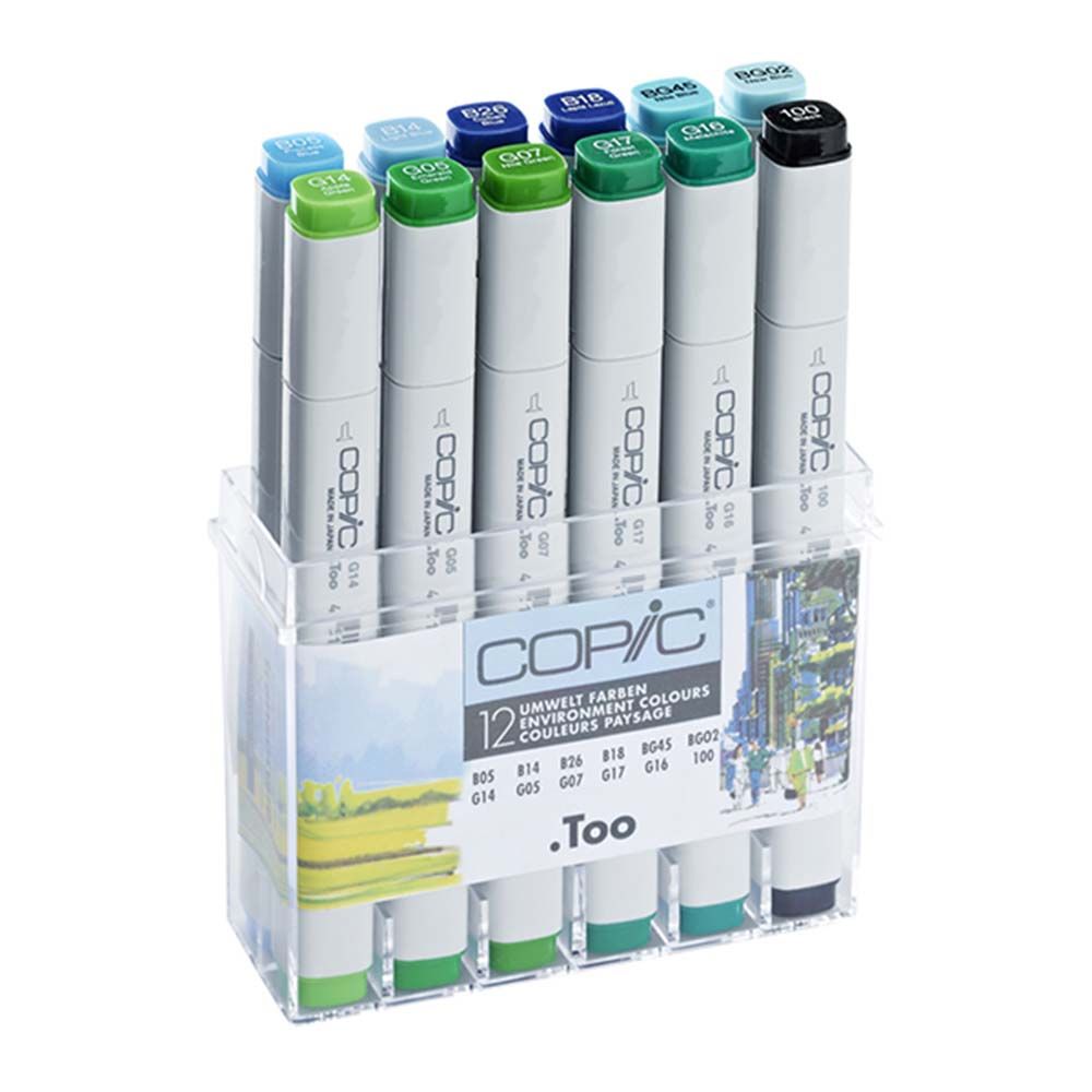 Copic - Classic Envirnoment Colours Set (12pcs)