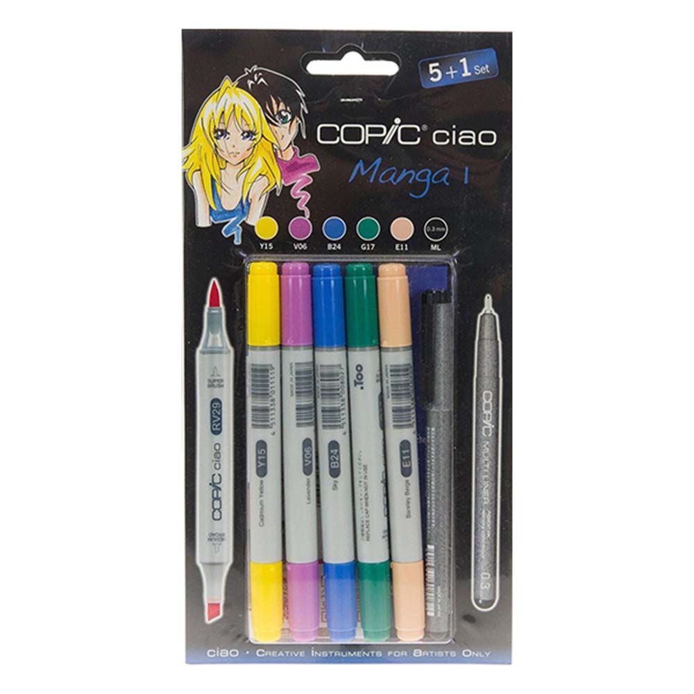 Copic - Ciao Set 5+1 Manga 1