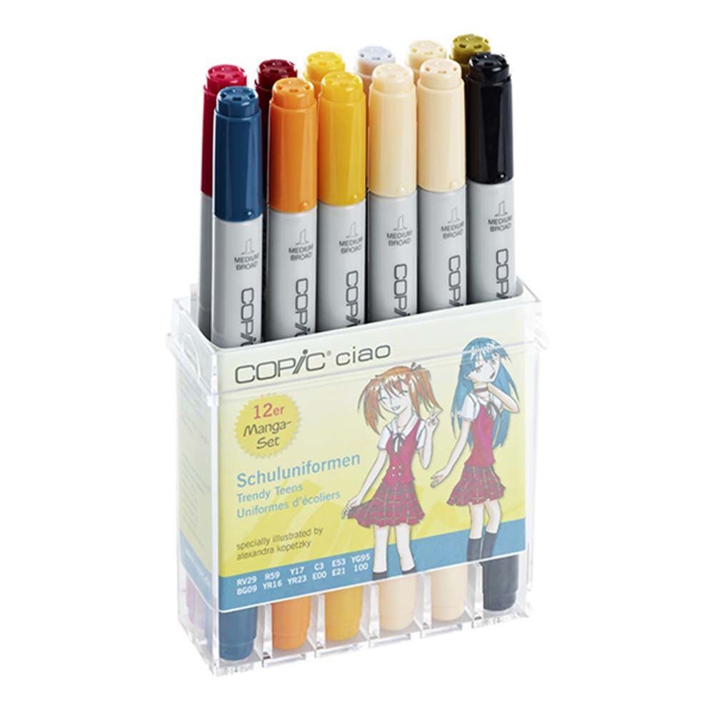 Copic - Ciao School Uniforms Set (12pcs in acrylic box)
