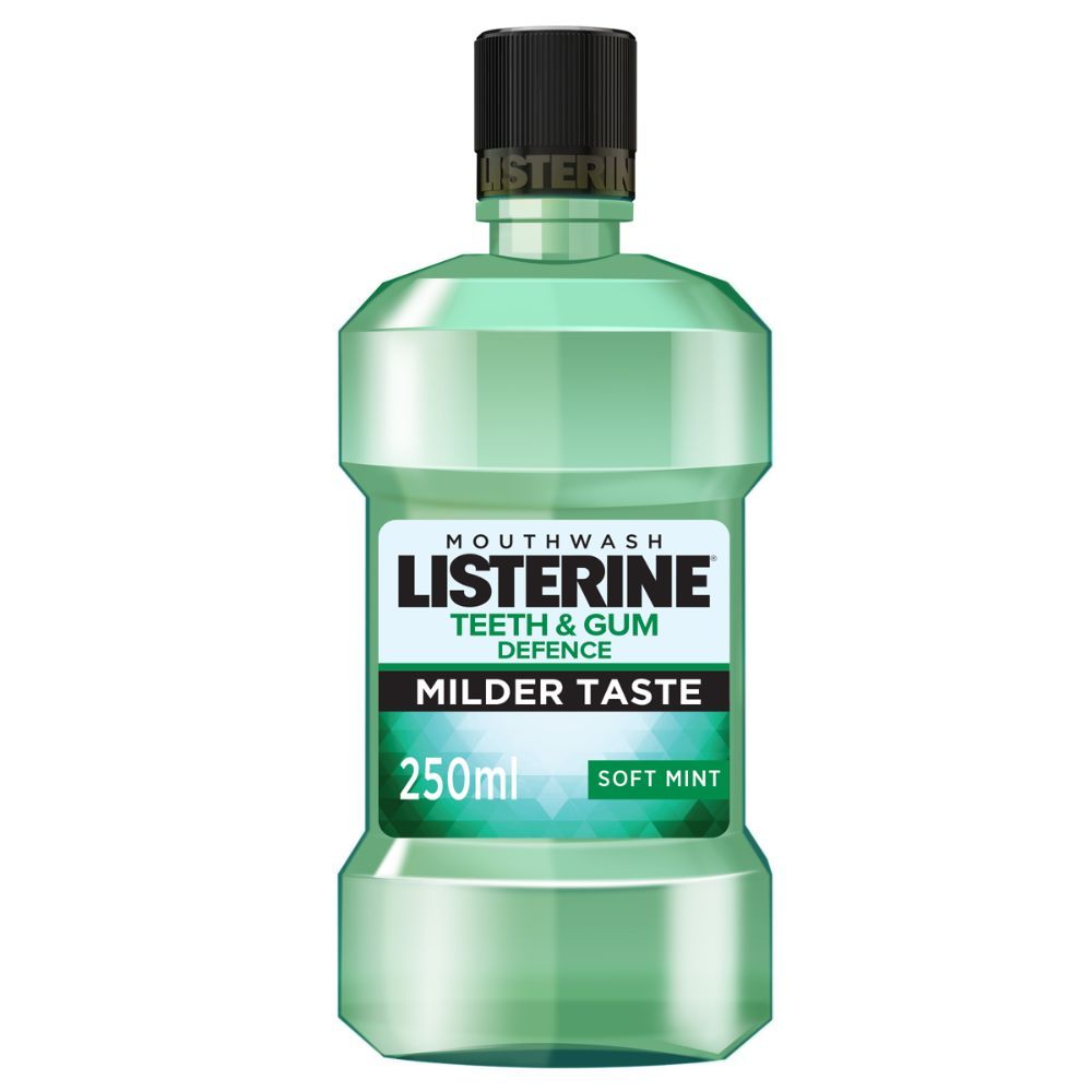 LISTERINE - Soft Mint Teeth & Gum Defence Mouthwash 250ml
