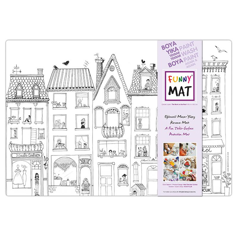 Funny Mat - The Stork On The Roof