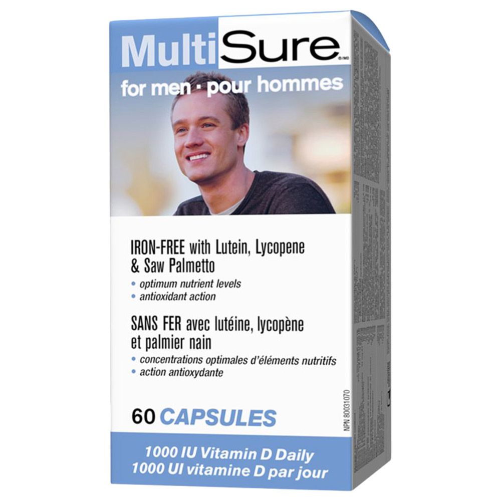 Webber Naturals - Multisure Men Capsules - 60pcs