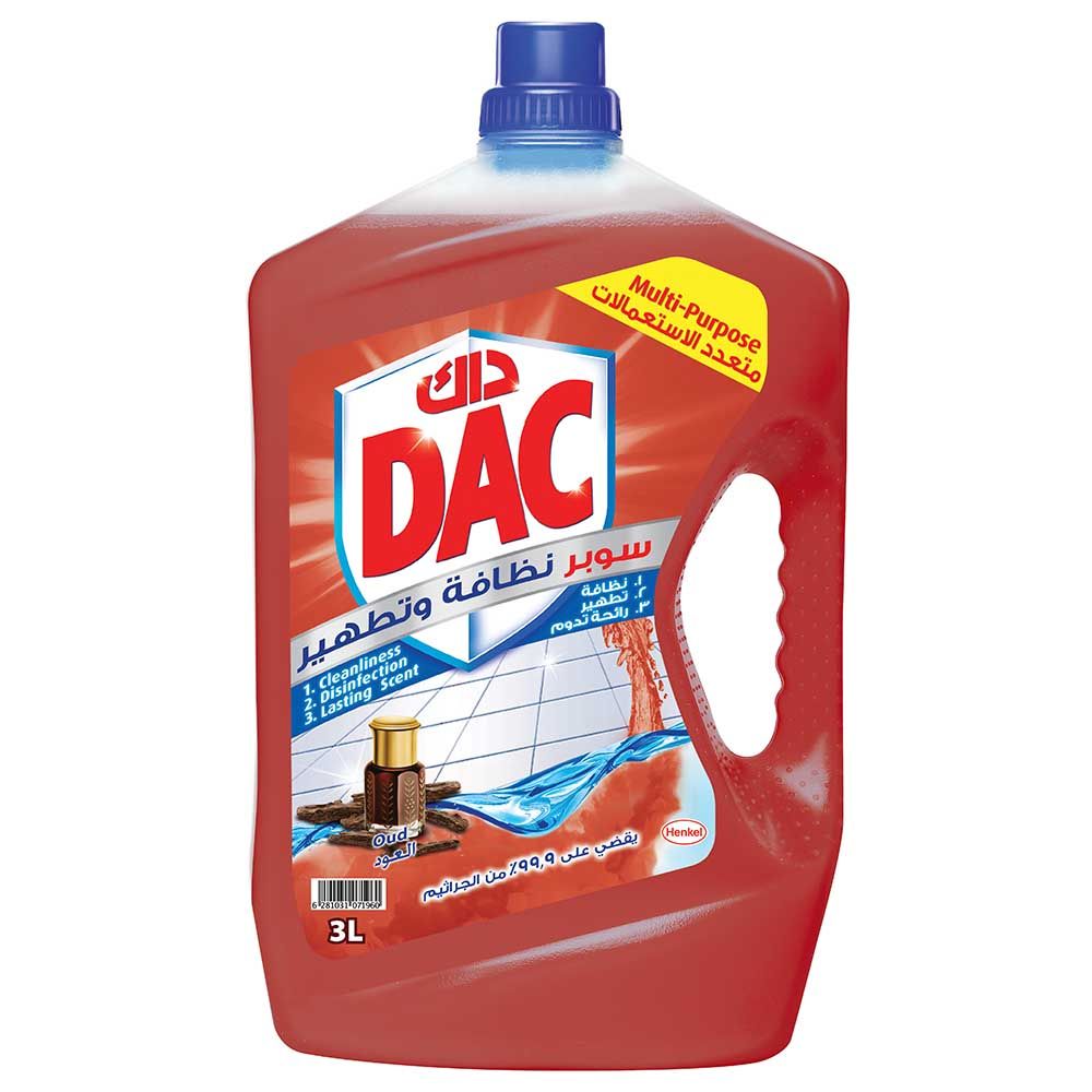 داك - مطهر متعدد الاستعمالات - عود - 3 لتر