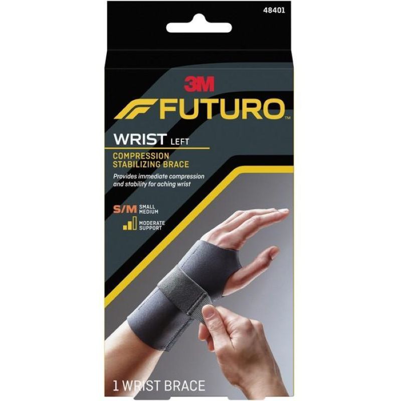 Futuro - Energizing Wrist Support Left Hand (S-M) - Black