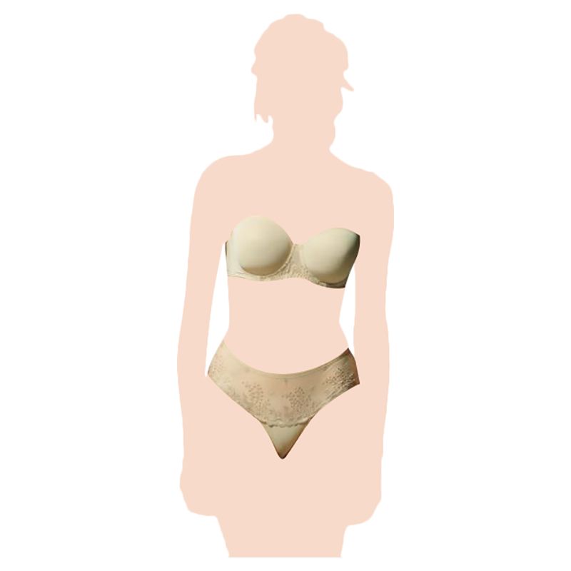 Klynn-Simone Perele - Transparent Shorty - Nude