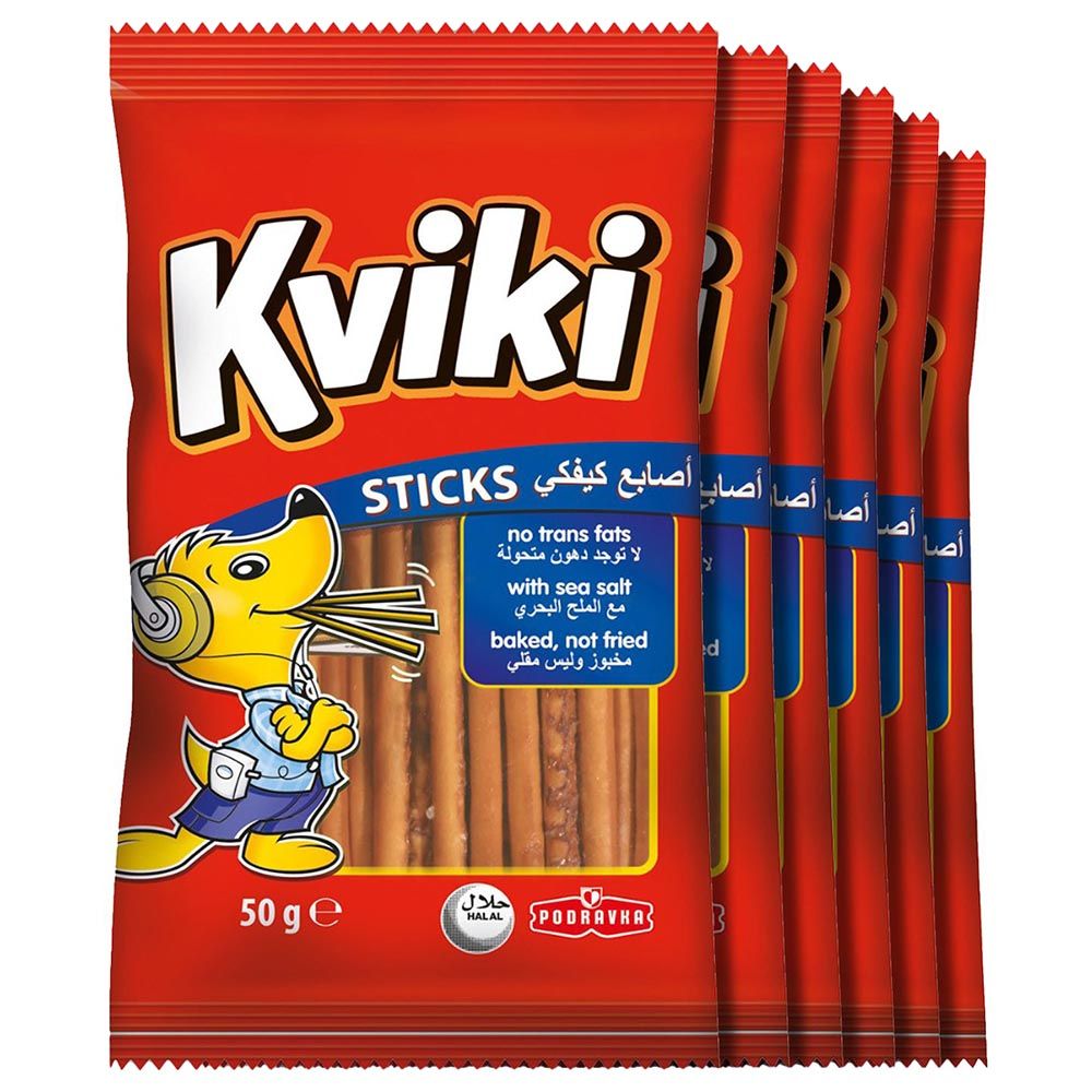 Kviki - Sticks 50g x 6pcs
