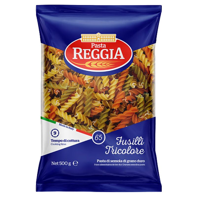 Reggia - Fusilli Tricolore Pasta 500g