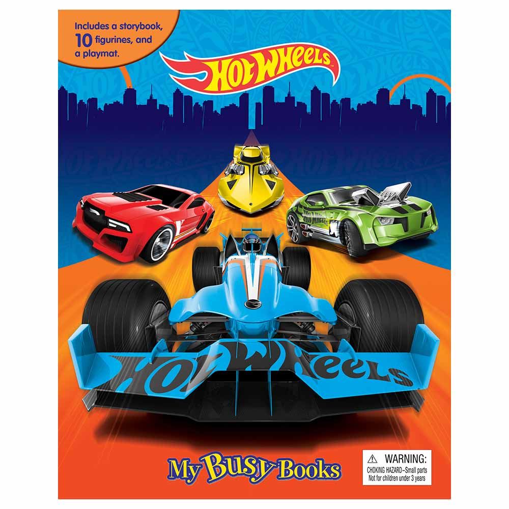 كتاب Mattel Hot Wheels My Busy Book