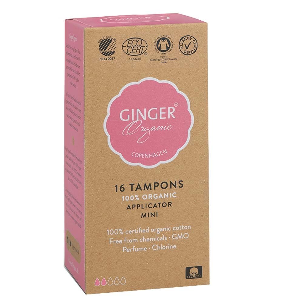 GingerOrganic - Tampons with Applicator, Mini