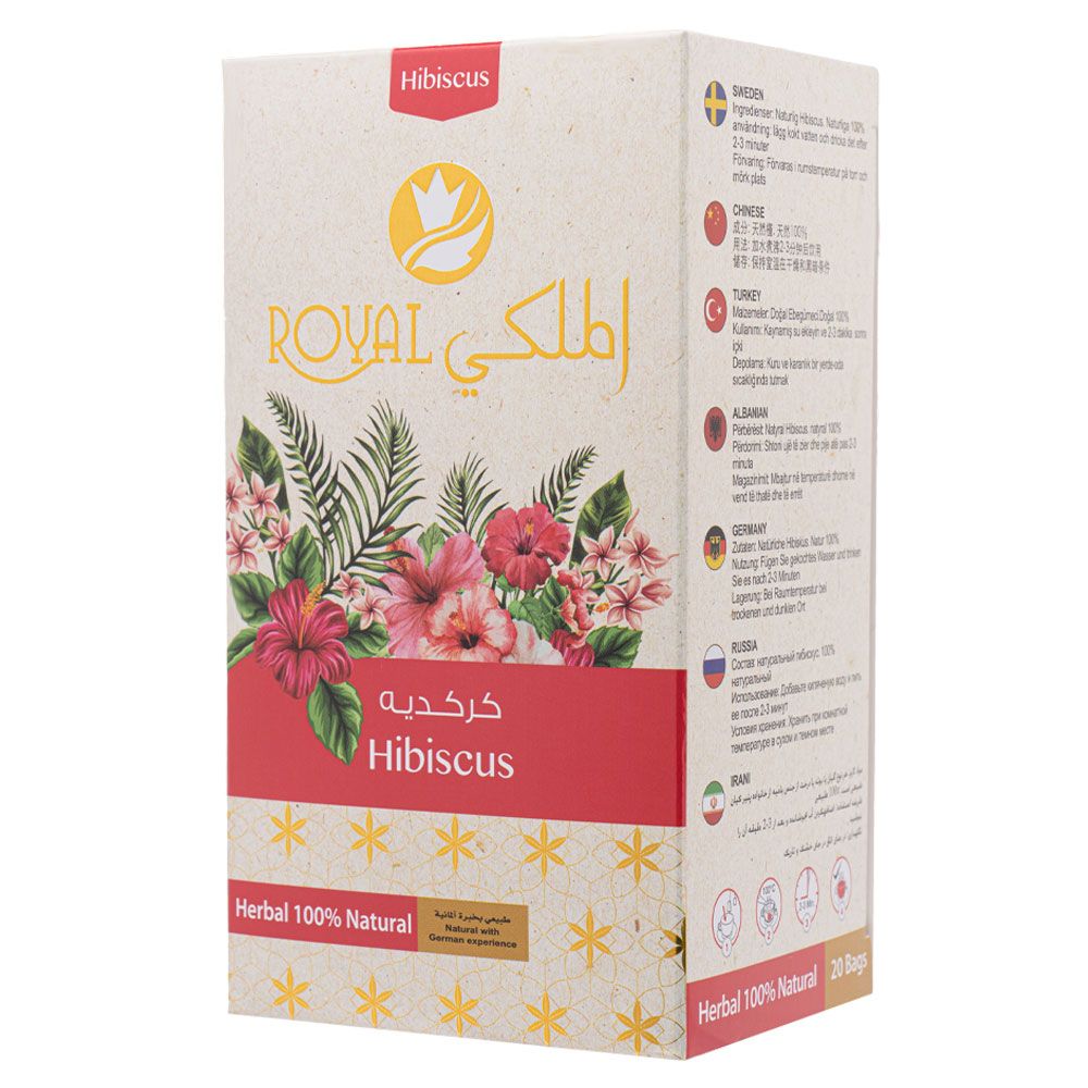 Al Malaky Royal - Hibiscus Tea 20 Bags