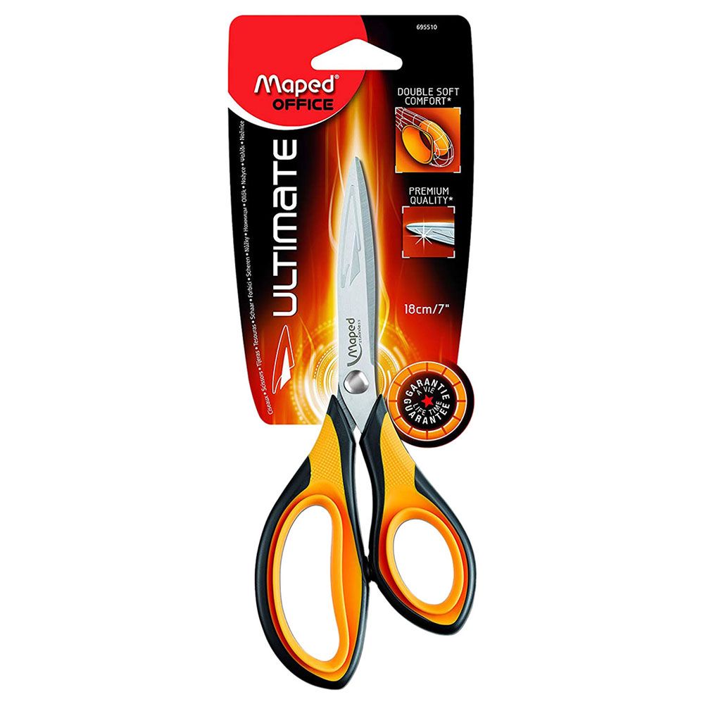 Maped - Scissor 18cm Asymmetrical Ultimate