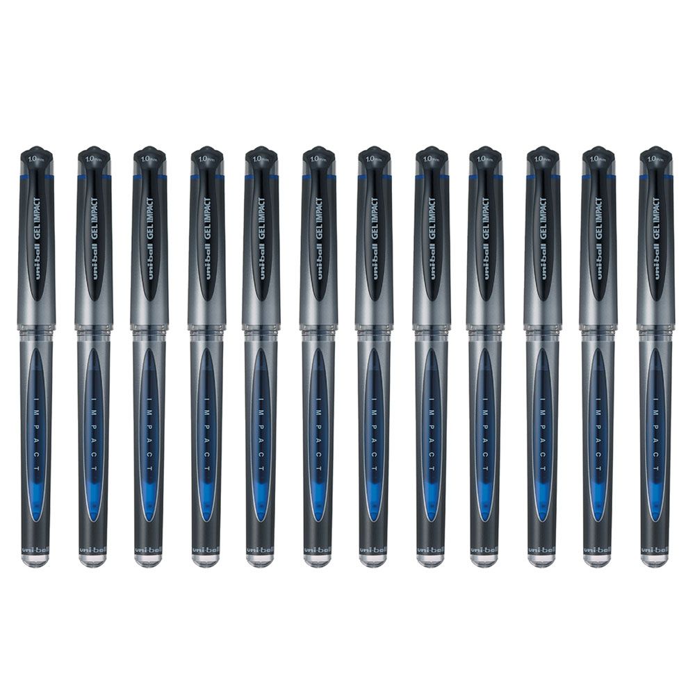 Uni-Ball - Gel Impact Broad - Blue - Pack of 12