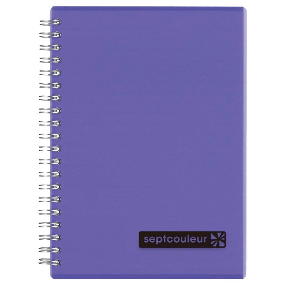 Maruman - Sept Couleur Notebook B6 80 Sheets - Purple