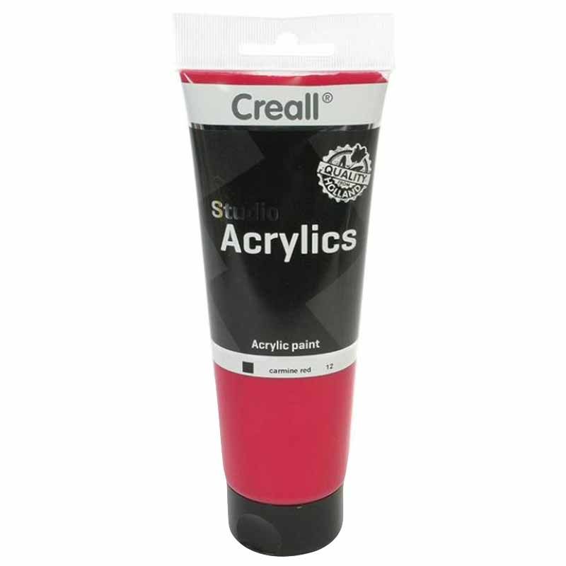 Creall - Coloring Paint Acrylic 250ml - Carmine Red