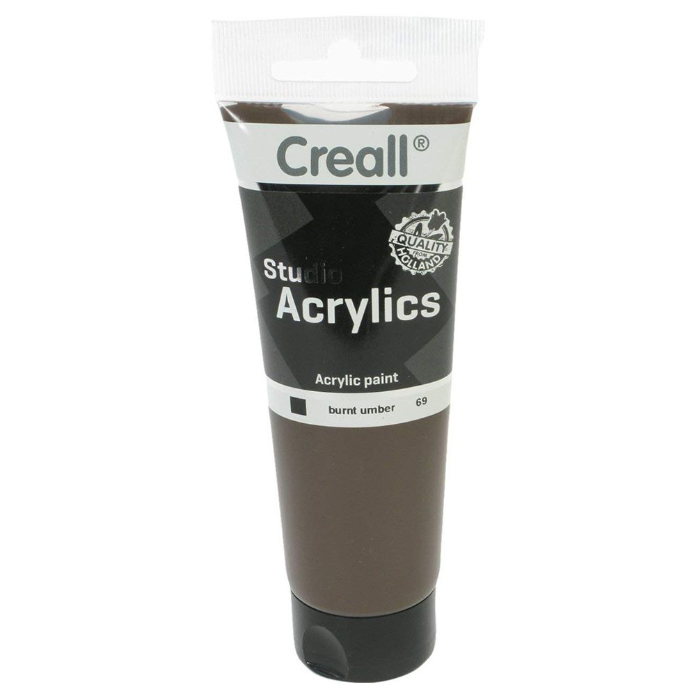 Creall - Acrylics Studio Tube 120ml 69 - Burnt Umbr