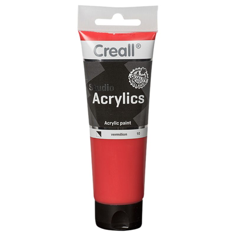 Creall - Acrylics Studio Tube 120ml 10 - Vermillion