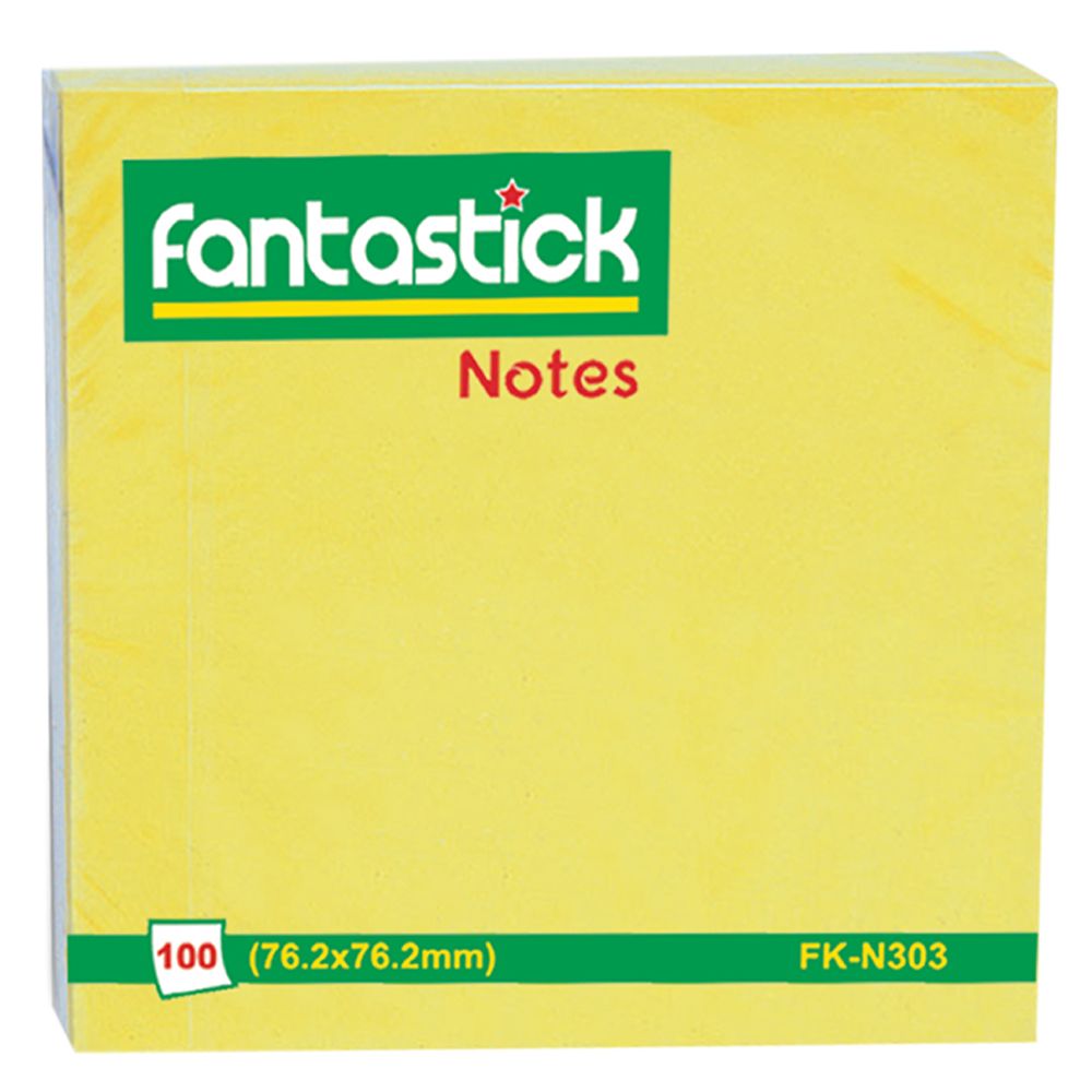 FantaStick - Stick Notes 3x3in - Yellow