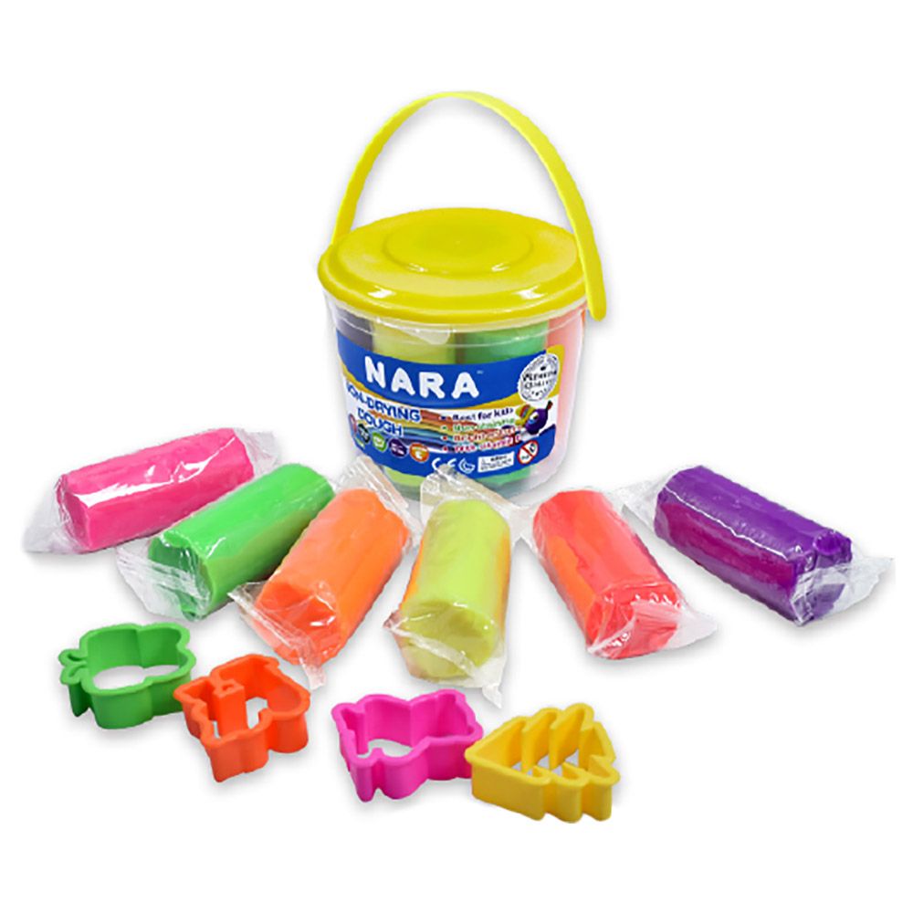 Kiddy Clay - Non Drying Clay 6 Colours + Accessories