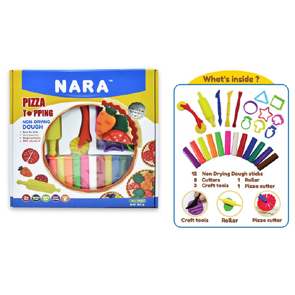 Kiddy Clay - Non Drying Clay Pizza Topping