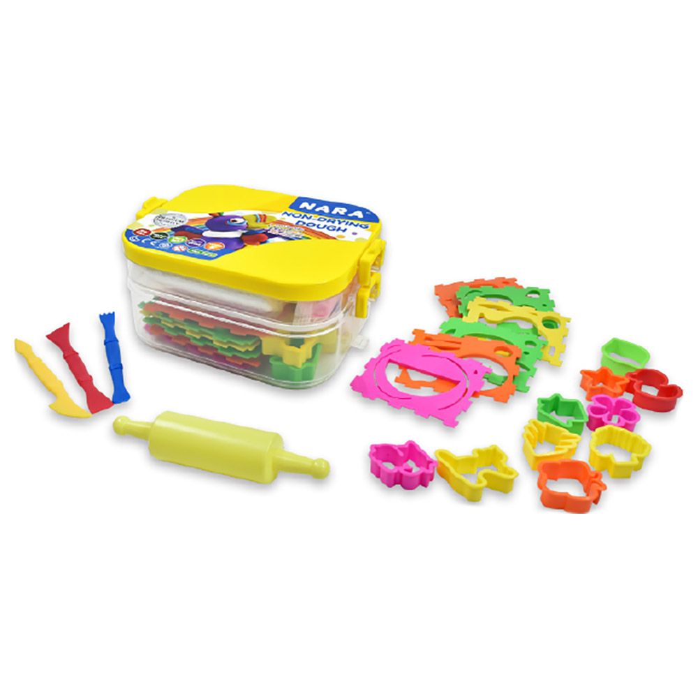 Kiddy Clay - Non Drying Clay 7 Colours + Accessories