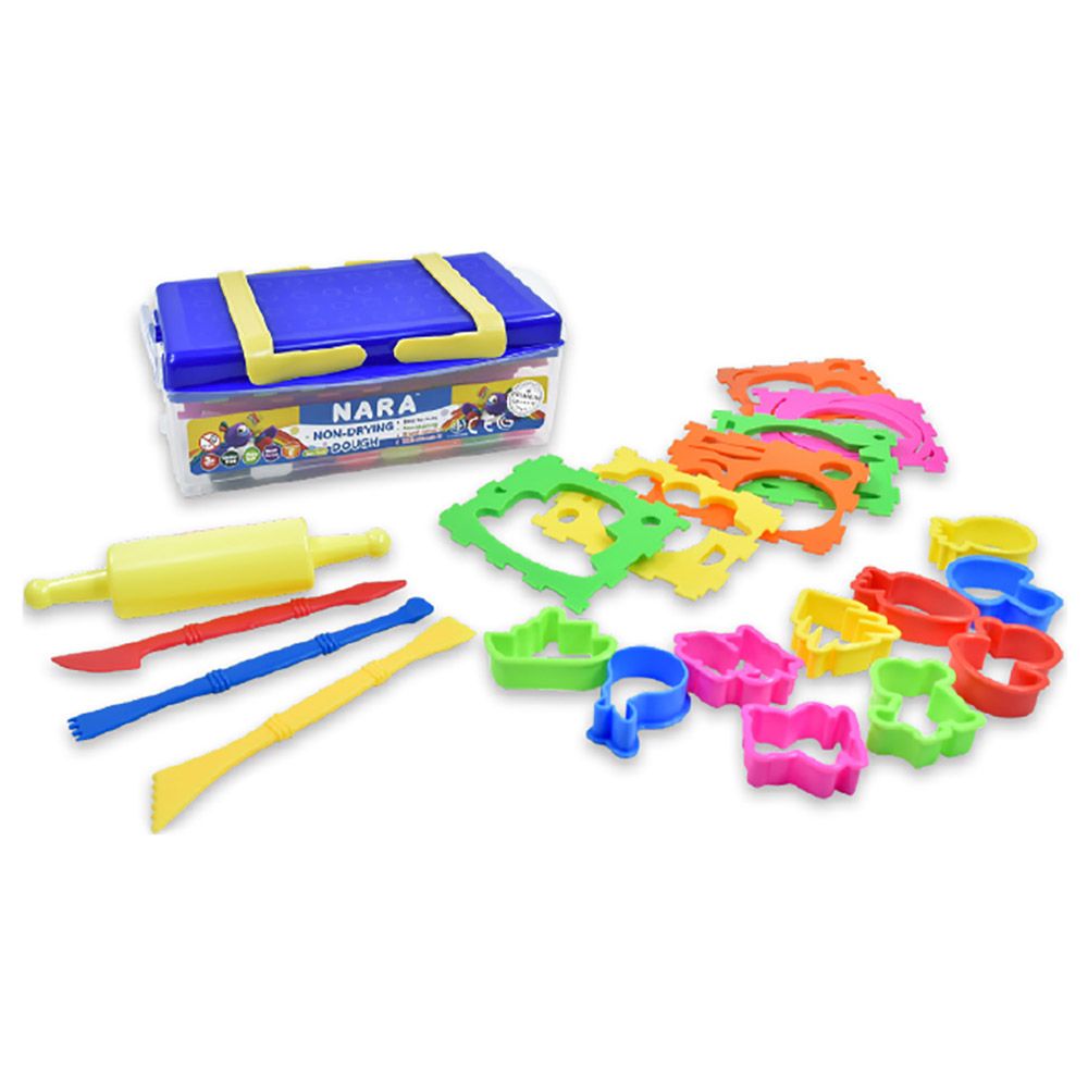 Kiddy Clay - Non Drying Clay 8 Colours + Accessories