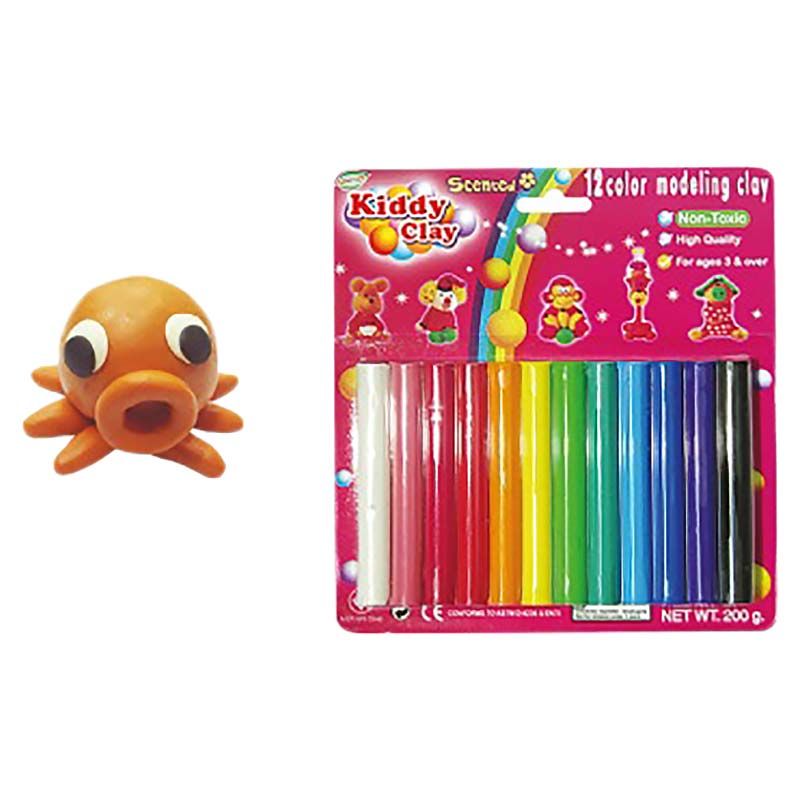 Kiddy Clay - Modeling Clay Set of 12 Colors