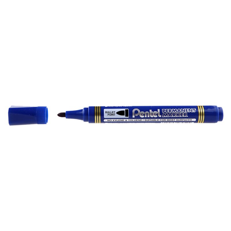 Pentel - 12pcs Marker Permanent Bullet Point - Blue