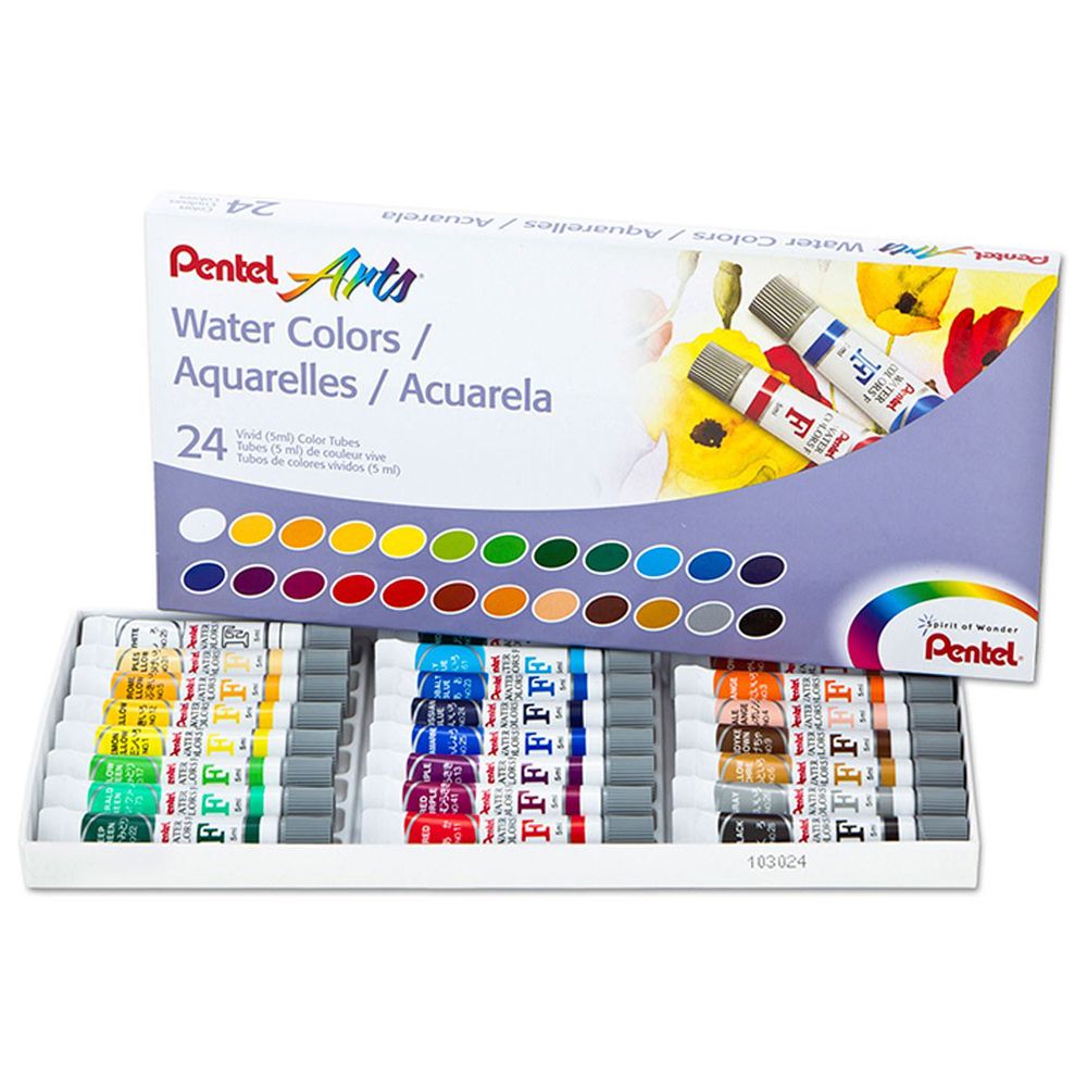 Pentel - Water Colour Set - 24 Colors