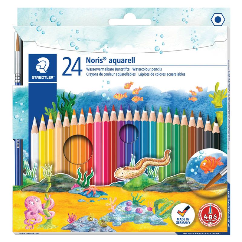 Staedtler - Watercolour Pencils w/ Brush (24pcs)