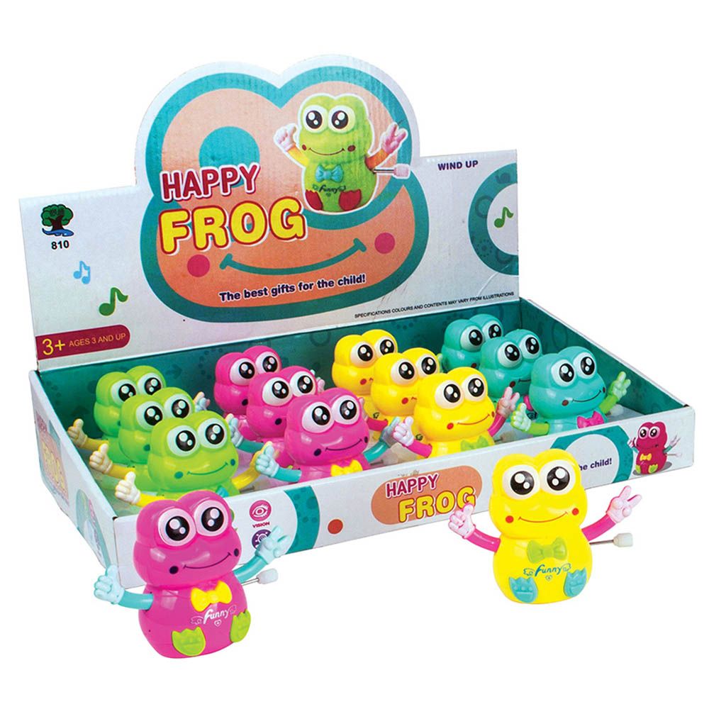 PMS - Wind Up Frog Stop & Look 1pc (Asstd)