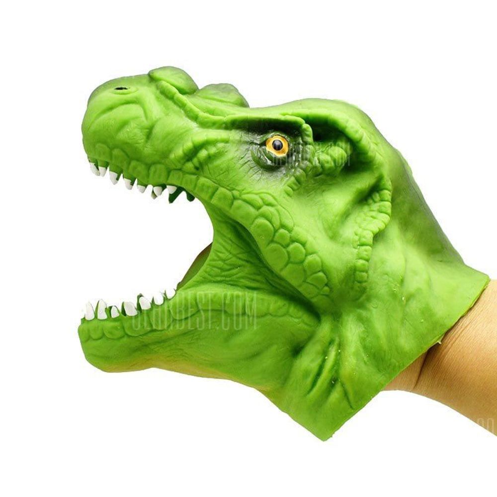 Deluxe Base - Snap Attack - Dinosaur Puppet - Green