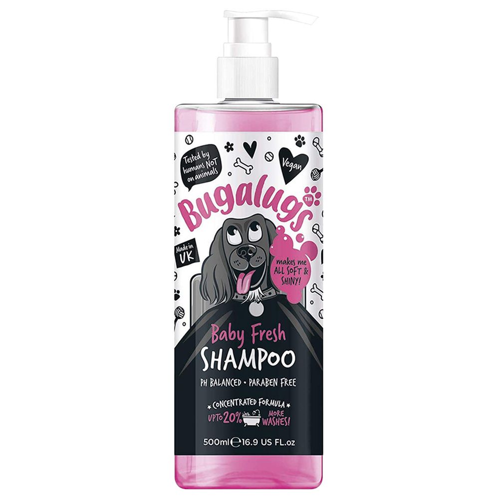 Bugalugs - Fragrance Dog Shampoo Bottle W/ Pump 500ml