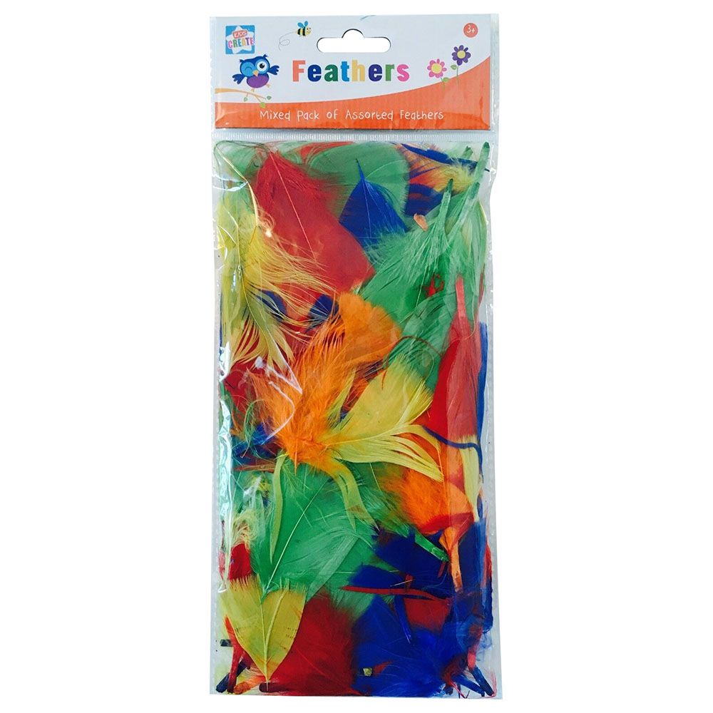Kids Create - Act, Mixed Pack of Feathers