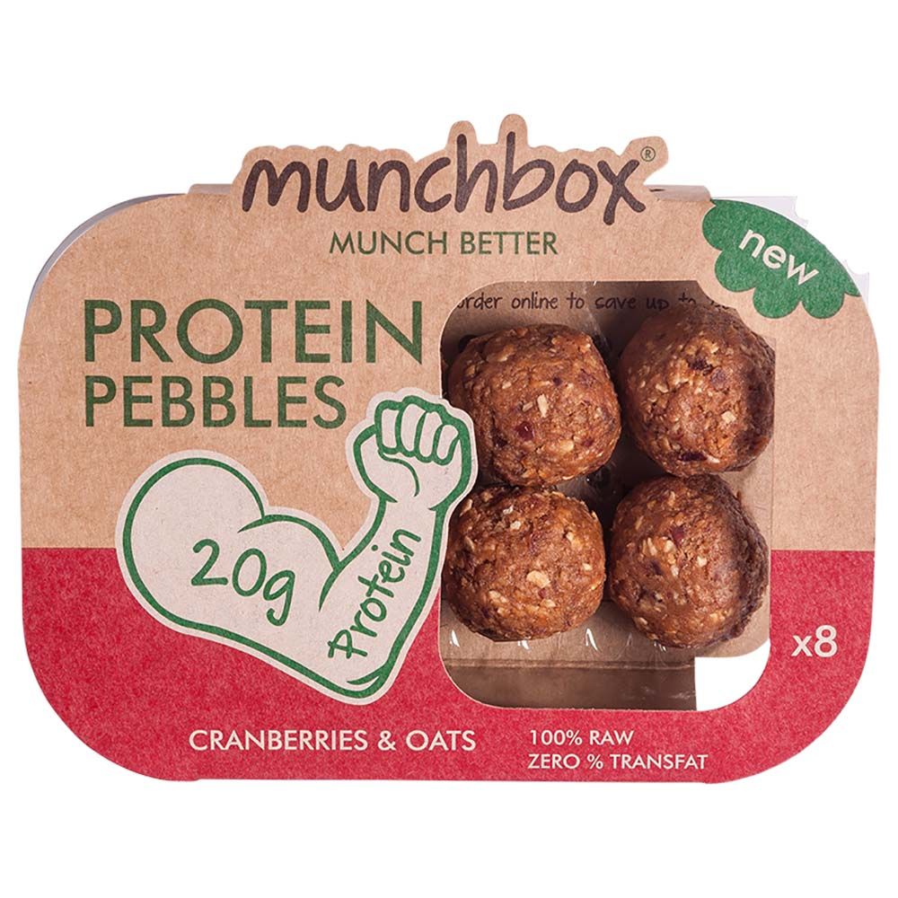 Munchbox - Protein Pebbles Cranberries & Oats - 10 Packs