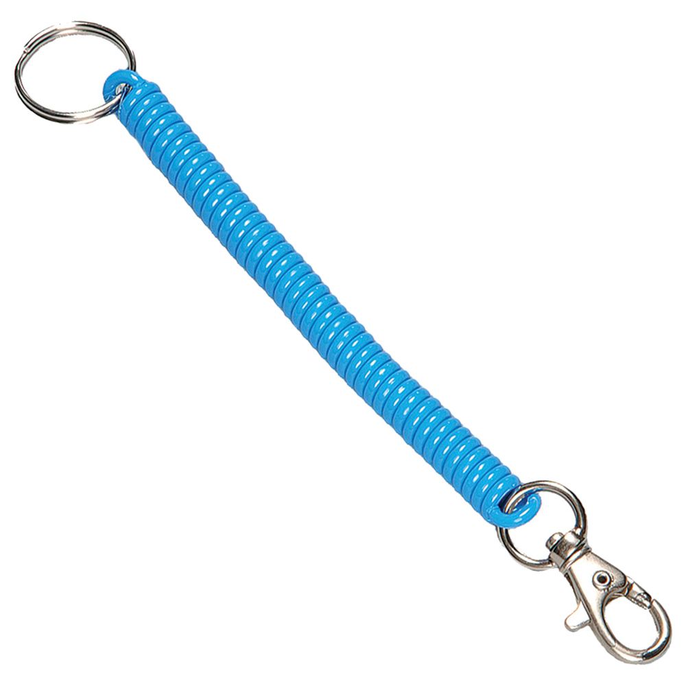Hy-Ko - Coiled Key Ring W/ Clip - Assorted