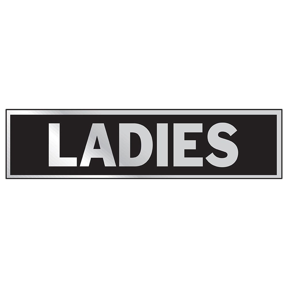 هاي-كو - لافتة Ladies - أسود