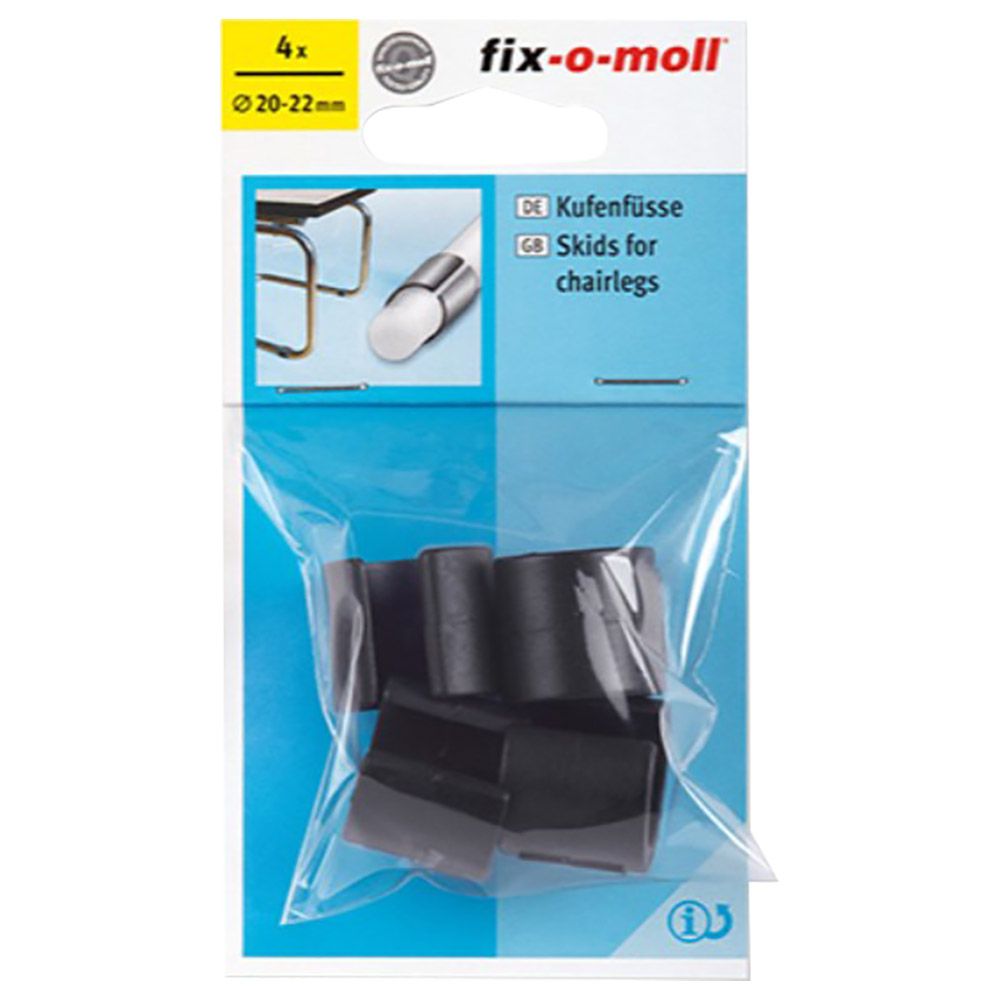 Fix-o-Moll Skids For Chairlegs Black 20-22mm