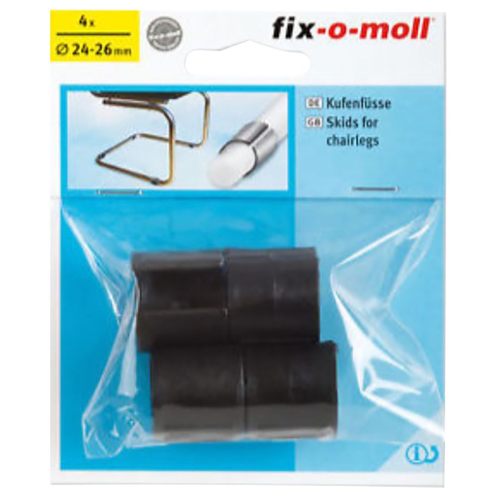 Fix-o-Moll Skids For Chairlegs Black 24-26mm